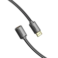 HDMI 2.0 vyriškos ir HDMI 2.0 moteriškos lyties prailginimo kabelis Vention AHCBJ 5 m, 4K 60 Hz, (juodas)
