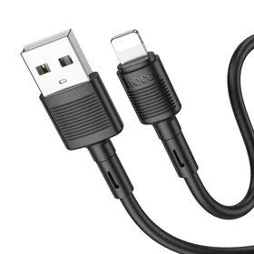 Kabelis USB A į Lightning Hoco 2,4A 1 m X83 juodas