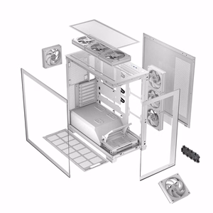 MODECOM kompiuterio korpusas VOLCANO STELLAR ARGB MIDI 8F