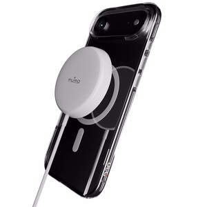Puro Impact skaidrus D3O TPU+PC magnetinis dėklas telefonui iPhone 17 Air - permatomas