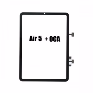 Jutiklinis ekranas suderinamas su "Pro+" Apple iPad Air 5 (2022) / juodas / stiklas + OCA XH 250um