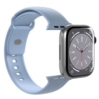 Puro Icon silikoninis dirželis Apple Watch 38/40/41 mm - šviesiai mėlynas (2 vnt.)