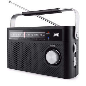 JVC RA-E315B – nešiojamasis radijas, juodas