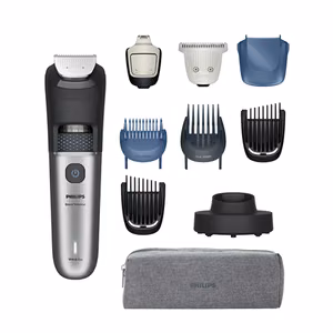 Philips Beard Trimmer BT7670/15 7000 Series Cordless Wet & Dry Number of length steps 40 Silver/Black