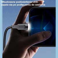 USAMS Laidas lightning 2,4A 1,2m Fast Charging Lithe Series žalias SJ565USB04 (US-SJ565)