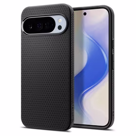 Spigen Liquid Air dėklas telefonui Google Pixel 10 Pro XL - matinės juodos spalvos
