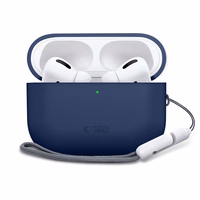 Tech-Protect silikoninis dėklas AirPods Pro 3 tamsiai mėlynas