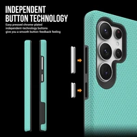 Dėklas Perfectionists Triangle Case Samsung S918 S23 Ultra 5G žalias