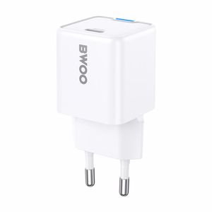 BWOO GaN PD wall įkroviklis 30W 1x USB-C port 1A baltas