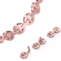 Laikrodžio apyrankės kilpa (f) Apple Watch 42/44/45 dizainas 3 - rožinė (f)