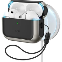 ESR Orbit HaloLock MagSafe dėklas AirPods Pro 3 pilkas ir juodas