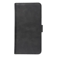 Universalus knygos tipo dėklas COMMON dydis L, skirtas IPHONE 6 PLUS / 7 PLUS / 8 PLUS / XS MAX / 11 PRO MAX / SAMSUNG S20 FE / S21 FE / S10 PLUS / A10 / A32 / A54 / XIAOMI 12 LITE / HUAWEI P30 PRO, juodas