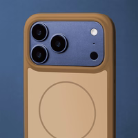 Frame Thin Mag dėklas for iPhone 11 rudas