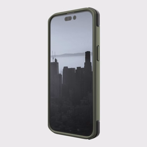 Raptic X-Doria Apsauginis dėklas iPhone 14 Pro Max su Magnetine šarvuota danga žalia