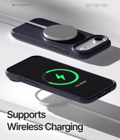 Dėklas Mercury Pure Magsafe Silicon Case Apple iPhone Air tamsiai mėlynas