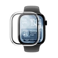 AmazingThing Radix Glass Screen Protector with Case for Apple Watch Series 11 46mm - Clear