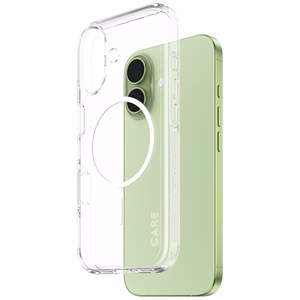 CARE by PanzerGlass Flagship Urban Explorer dėklas telefonui su baltu magnetiniu MagSafe, skirtas iPhone 17 – skaidrus