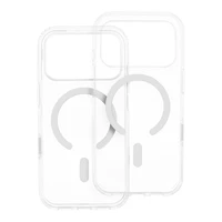 Case for iPhone 17 Forcell F-Protect Clear Hybrid Premium compatible with Magsafe transparent