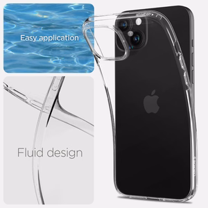 Dėklas telefonui Spigen Liquid Crystal iPhone 15 Plus - skaidrus (m)