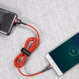 USB Laidas Baseus Cafule raudonas Micro USB 200cm