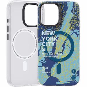 Benks Magnetinė City New York dėklas Iphone 16 Plus