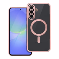 ELECTRO MAG COVER dėklas telefonui suderinamas su Magnetiniu MagSafe SAMSUNG A36 rožinis auksas