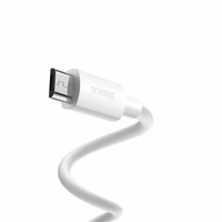 Baseus kabelis Simple Wisdom USB - microUSB 1,5 m 2,1A baltas 2 vnt.