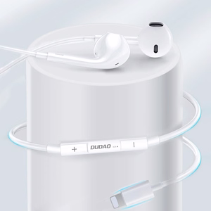 Dudao X14+ Wiraudonas In-Ear Ausinės with Lightning Connector 1.2m - Baltas