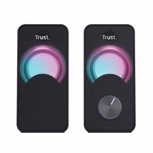 Trust Arys - RGB LED apšviestas 2.0 garsiakalbių rinkinys (juodas)