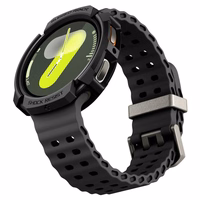 Spigen Rugged Armor dėklas Samsung Galaxy Watch 8 44mm - matinė juoda