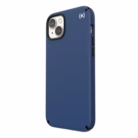 Speck Presidio2 Pro - Antibacterial iPhone 15 Plus / 14 Plus dėklas (Coastal mėlynas / juodas / baltas)