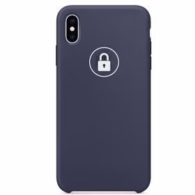 Dėklas "Silicone Case" skirtas iPhone Xs Max / Midnight Blue / su įpakavimu