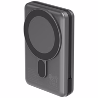 Belaidė išorinė baterija Energea MagPac Pro Plus 10000mAh Qi2 Magsafe pilkas