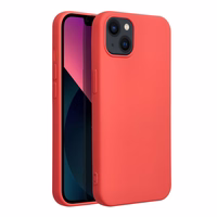 Silikoninis dėklas telefonui iPhone 13 persikinis