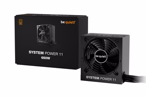 be quiet! System Power 11 650W maitinimo blokas 20+4 pin ATX ATX juodas