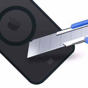 3mk Smoke Magnetinis dėklas telefonui Apple iPhone 12 Pro Max - juodas