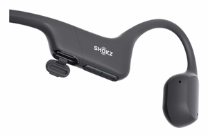 SHOKZ OpenRun ausinukas belaidis ant kaklo sportui Bluetooth juodas