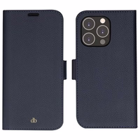 Dėklas dbramante 1928 New York 2w1 Wallet iPhone 14 Pro mėlynas