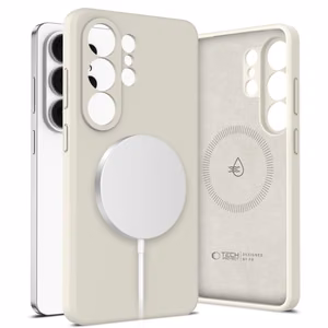 Tech-Protect Silicone MagSafe Case for Samsung Galaxy S26 Ultra Beige