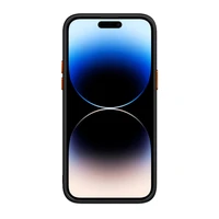 Tel Protect Magnetinis anglies dėklas telefonui Iphone 13 Pro juodas-oranžinis