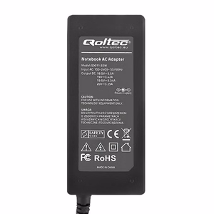 Qoltec 50011 maitinimo adapteris vidaus 65 W juodas