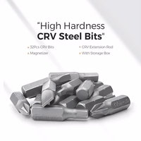 Elektrinis atsuktuvas UF-TOOLS su 36vnt antgalių rinkiniu