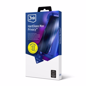 3mk HardGlass Max Privacy 9H grūdintas stiklas su privatumo filtru, skirtas iPhone 15 Pro