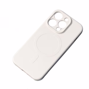 Силиконовый чехол с MagSafe для iPhone 16e / 17e - бежевый