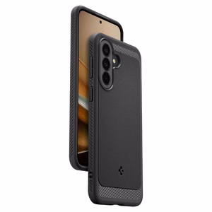 Spigen Rugged Armor dėklas Galaxy A37 5G matinis juodas