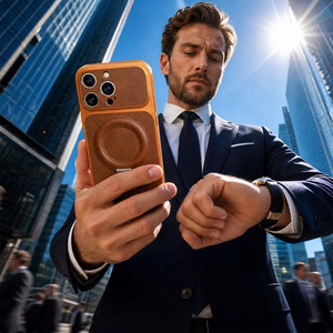 Luxgrip Mag dėklas iPhone 17 Pro 6,3", oranžinis