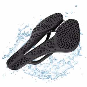 Rockbros LF0214 anatominis 3D vandeniui atsparus dviračio balnelis – juodas