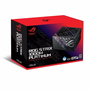 ASUS ROG STRIX-1000P-GAMING maitinimo blokas 1000 W 20+4 pin ATX ATX Juoda, Sidabras