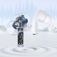 Blavec Bluetooth TWS Ausinės BW-02 Carbon (BW02-W) baltas