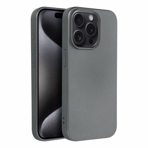 METALLIC dėklas telefonui IPHONE 15 Pro pilkas